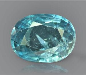 Blue Zircon Natural Certified 5.13cts.(94070)